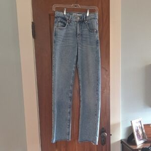 Garage Denim Blue Straight Leg Jeans